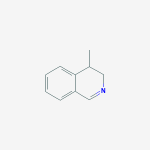 molecular formula C10H11N B8765844 4-Methyl-3,4-dihydroisoquinoline CAS No. 86457-01-4