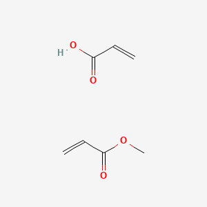 molecular formula C7H10O4 B8765863 Methyl prop-2-enoate; prop-2-enoic acid CAS No. 25302-81-2