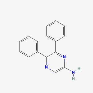molecular formula C16H13N3 B8765911 5,6-Diphenylpyrazin-2-amine CAS No. 41270-71-7