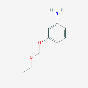 molecular formula C9H13NO2 B8765942 3-Ethoxymethoxyphenylamine CAS No. 500354-21-2