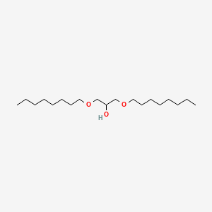 molecular formula C19H40O3 B8765956 1,3-Dioctyl glyceryl ether CAS No. 24631-68-3