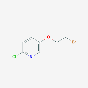 molecular formula C7H7BrClNO B8766006 5-(2-Bromoethoxy)-2-chloropyridine 