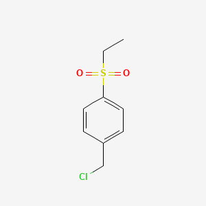 molecular formula C9H11ClO2S B8766012 1-(Chloromethyl)-4-(ethylsulfonyl)benzene CAS No. 917396-46-4