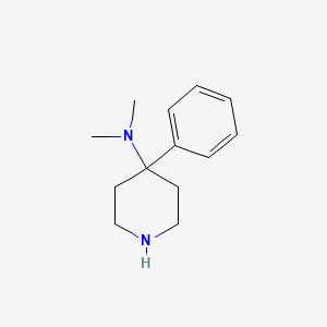 molecular formula C13H20N2 B8766097 N,N-dimethyl-4-phenylpiperidin-4-amine 