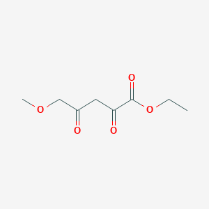 molecular formula C8H12O5 B8766129 Ethyl 5-methoxy-2,4-dioxopentanoate 