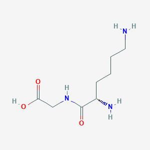 molecular formula C8H17N3O3 B8766160 Lysylglycine CAS No. 7563-03-3