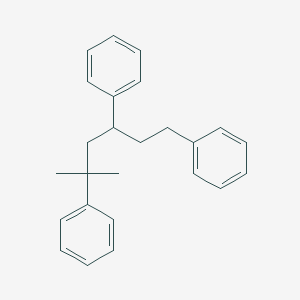molecular formula C25H28 B8766167 (2-Methyl-4,6-diphenylhexan-2-yl)benzene CAS No. 7399-64-6