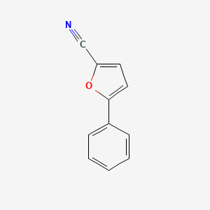 molecular formula C11H7NO B8766193 2-Furancarbonitrile, 5-phenyl- CAS No. 57666-50-9