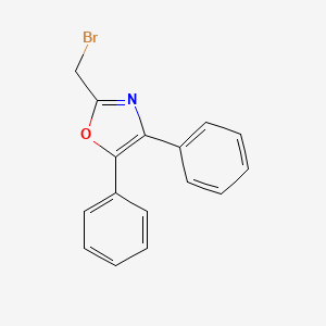 molecular formula C16H12BrNO B8766211 2-Bromomethyl-4,5-diphenyl-oxazole 