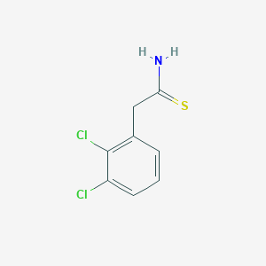 molecular formula C8H7Cl2NS B8766224 2-(2,3-Dichlorophenyl)thioacetamide 