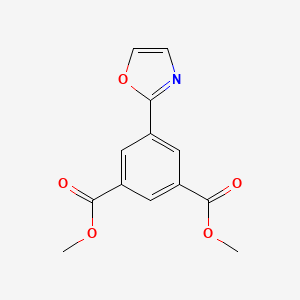 Dimethyl 5-(oxazol-2-yl)isophthalate