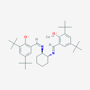 molecular formula C36H52CoN2O2 B8766321 (R,R)-(-)-N,N'-Bis(3,5-di-tert-butylsalicylidene)-1,2-cyclohexanediaminocobalt(II) 