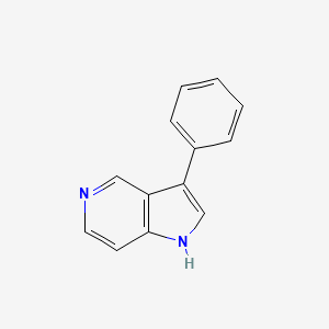 molecular formula C13H10N2 B8766361 3-phenyl-1H-pyrrolo[3,2-c]pyridine 