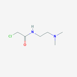 molecular formula C6H13ClN2O B8766369 2-Chloro-N-[2-(dimethylamino)ethyl]acetamide 