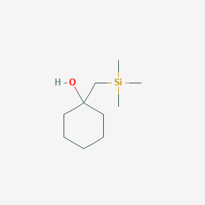 molecular formula C10H22OSi B8766429 1-Trimethylsilylmethylcyclohexanol 