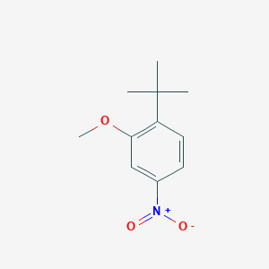 molecular formula C11H15NO3 B8766430 1-Tert-butyl-2-methoxy-4-nitrobenzene 