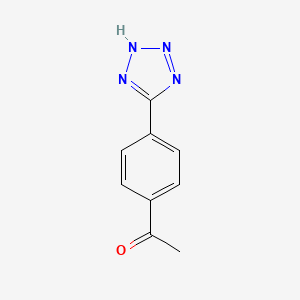 1-[4-(2H-Tetrazol-5-yl)phenyl]ethan-1-one