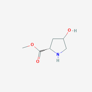 molecular formula C6H11NO3 B8766687 (2S)-Methyl 4-hydroxypyrrolidine-2-carboxylate 