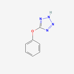 molecular formula C7H6N4O B8766701 5-Phenoxy-1H-tetrazole CAS No. 6489-09-4