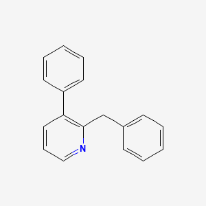 molecular formula C18H15N B8766714 2-Benzyl-3-phenylpyridine CAS No. 67848-66-2