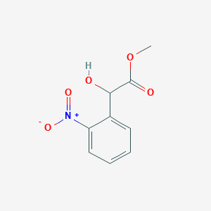 molecular formula C9H9NO5 B8766739 Methyl 2-hydroxy-2-(2-nitrophenyl)acetate 