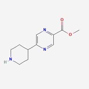Methyl 5-(piperidin-4-yl)pyrazine-2-carboxylate