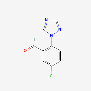5-Chloro-2-(1H-1,2,4-triazol-1-yl)benzaldehyde