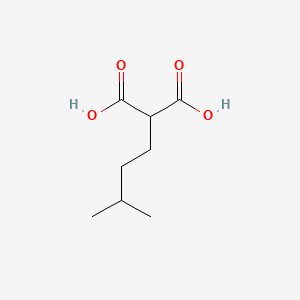 molecular formula C8H14O4 B8766805 (3-Methylbutyl)propanedioic acid CAS No. 616-87-5