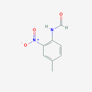 molecular formula C8H8N2O3 B8766823 N-(4-methyl-2-nitrophenyl)formamide CAS No. 71894-91-2