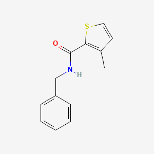 molecular formula C13H13NOS B8766850 N-benzyl-3-methylthiophene-2-carboxamide 