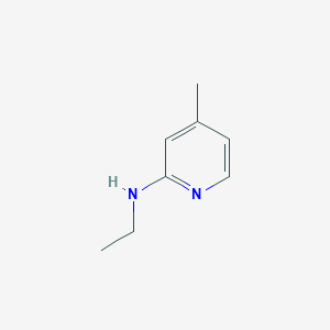 molecular formula C8H12N2 B8766876 N-ethyl-4-methylpyridin-2-amine 