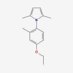 molecular formula C15H19NO B8766885 1-(4-ethoxy-2-methylphenyl)-2,5-dimethyl-1H-Pyrrole CAS No. 647841-61-0