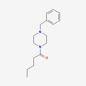 molecular formula C16H24N2O B8766892 1-(4-Benzylpiperazin-1-yl)pentan-1-one 
