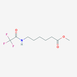 molecular formula C9H14F3NO3 B8766902 Methyl 6-(2,2,2-trifluoroacetamido)hexanoate CAS No. 81393-85-3