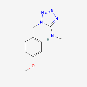 molecular formula C10H13N5O B8766922 1-(4-Methoxybenzyl)-N-methyl-1H-tetrazol-5-amine CAS No. 1308257-15-9