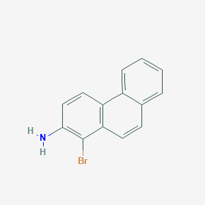 molecular formula C14H10BrN B8766974 1-Bromophenanthren-2-amine CAS No. 51958-50-0