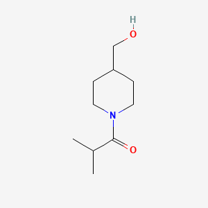 1-(4-(Hydroxymethyl)piperidin-1-yl)-2-methylpropan-1-one
