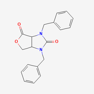 molecular formula C19H18N2O3 B8767121 1,3-Dibenzyldihydro-1H-furo[3,4-d]-imidazole-2,4-(3H, 3aH)dione 