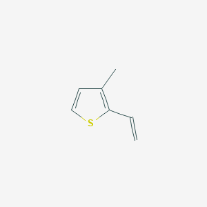 molecular formula C7H8S B8767200 3-Methyl-2-vinylthiophene CAS No. 79461-92-0