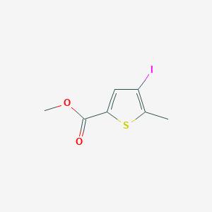molecular formula C7H7IO2S B8767301 Methyl 4-iodo-5-methylthiophene-2-carboxylate 