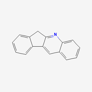 molecular formula C16H11N B8767457 6H-indeno[2,1-b]quinoline CAS No. 243-23-2