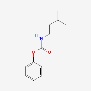 molecular formula C12H17NO2 B8767508 phenyl N-(3-methylbutyl)carbamate 