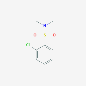 molecular formula C8H10ClNO2S B8767522 2-chloro-N,N-dimethylbenzenesulfonamide 