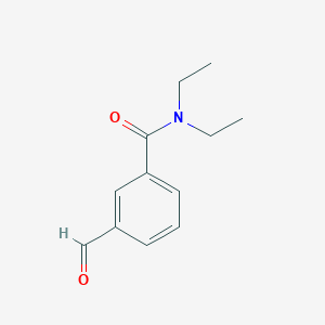 molecular formula C12H15NO2 B8767565 n,n-Diethyl-3-formylbenzamide CAS No. 105394-85-2