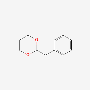 molecular formula C11H14O2 B8767610 2-Benzyl-1,3-dioxane CAS No. 5468-00-8