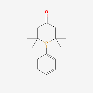 4-Phosphorinanone, 2,2,6,6-tetramethyl-1-phenyl-