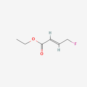 molecular formula C6H9FO2 B8767656 Ethyl 4-fluorocrotonate CAS No. 371-24-4