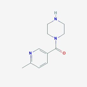 1-[(6-Methylpyridin-3-YL)carbonyl]piperazine