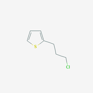 molecular formula C7H9ClS B8767770 2-(3-Chloropropyl)thiophene 