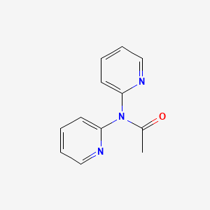 molecular formula C12H11N3O B8767932 Acetamide, N,N-(2,2'-dipyridyl)- CAS No. 73664-46-7